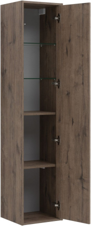 Фото пенал подвесной aquanet lino (flat) 35 дуб веллингтон