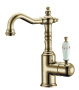 Фото смеситель для раковины высокий boheme provanse ripresa 362, бронза