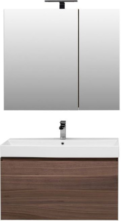 Фото комплект мебели aquanet нью-йорк 100 орех