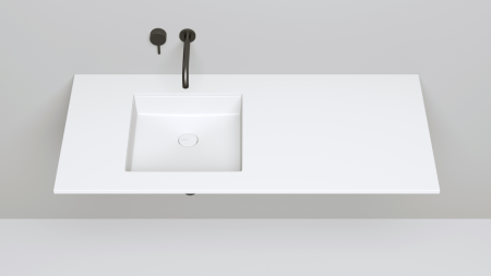 Фото раковина salini s-stone marea 07 1802207mrf, матовая в цвете по ral