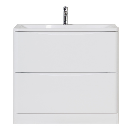 Фото тумба напольная belbagno acqua 100 bianco lucido 