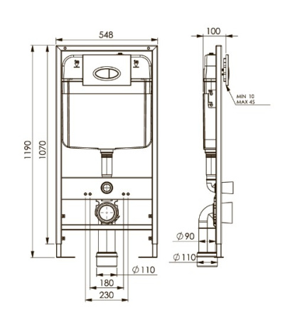 Фото инсталляция для унитаза boheme 666