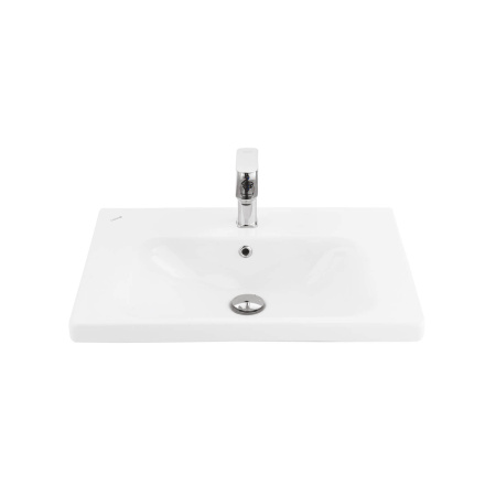 Фото раковина мебельная creavit eksen 65*45 см ek065-00cb00e-0000, белая