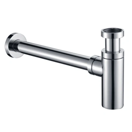Фото сифон для раковины латунный, хром aquame aqm7010cr