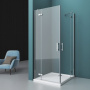 Фото душевой уголок belbagno kraft kraft-a-22-80-c-cr прозрачный / хром 80х80