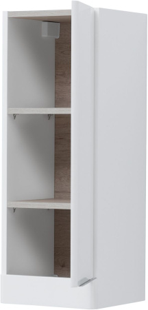 Фото шкаф-пенал aquanet ирис new 30 белый глянец