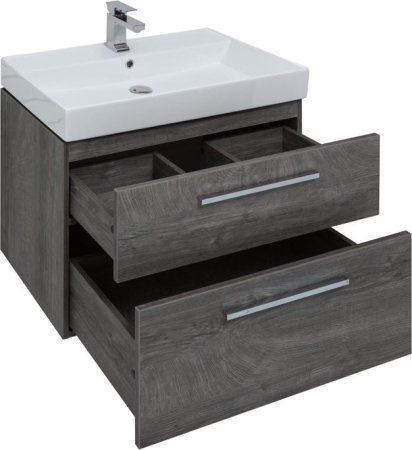 Фото комплект мебели aquanet nova 75 дуб рошелье (2 ящика)