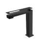 Фото смеситель для раковины высокий boheme q 142-bb, черный