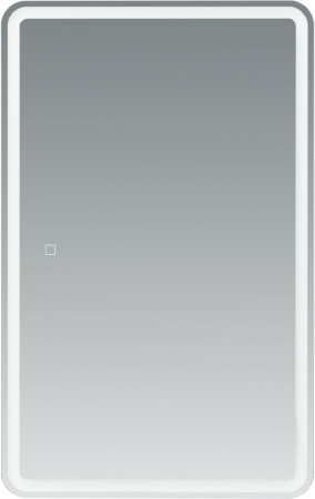 Фото зеркало-шкаф aquanet оптима 50 с led подсветкой