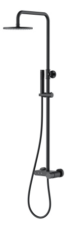 Фото душевая колонна boheme stick 128-bb, черная матовая