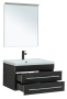 Фото комплект мебели aquanet верона 75 new черный матовый