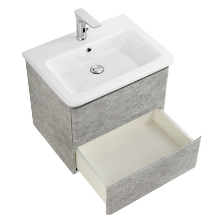 Фото тумба подвесная  belbagno albano-cer 50 cemento verona grigio 