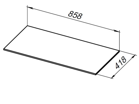 Фото столешница allen brau liberty 90 1.330012.g, графит