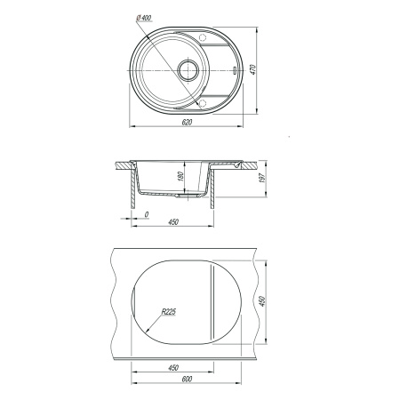 Фото мойка кухонная lemark lacha 620 жасмин