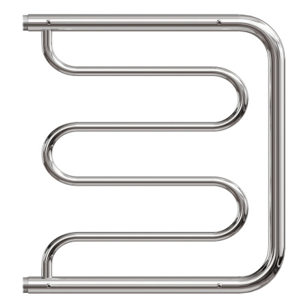 Фото полотенцесушитель водяной point pn25557p 500x700 фокстрот с полкой, хром