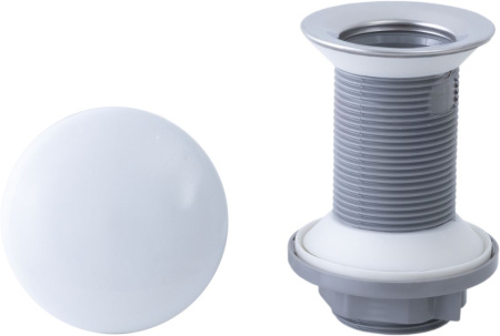 Фото донный клапан allen brau fantasy 5.11001.20 белый глянец