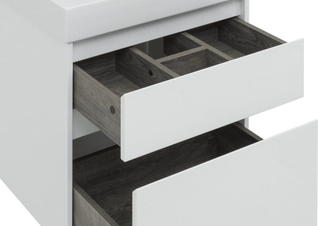 Фото комплект мебели aquanet nova lite 60 белый (2 ящика)