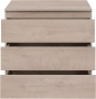 Фото комод aquanet сканди 80*48 см, дуб эдгрейн (3 ящика)
