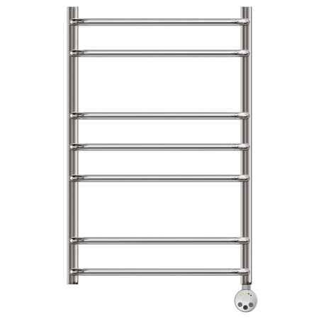 Фото полотенцесушитель электрический point нептун pn09158e п7 500x800 левый/правый, хром