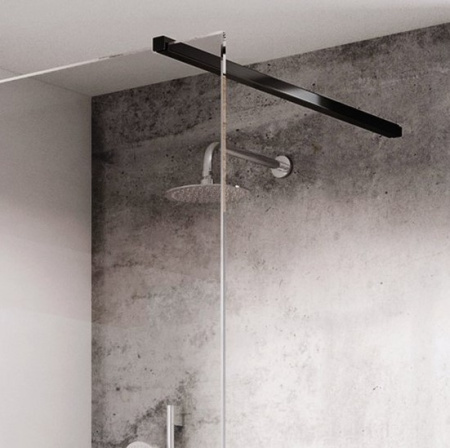 Фото держатель стекла ravak w set-90 wall/corner gwd010003018 90 см, черный