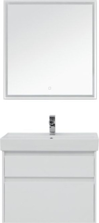 Фото комплект мебели aquanet nova lite 75 белый (2 ящика)
