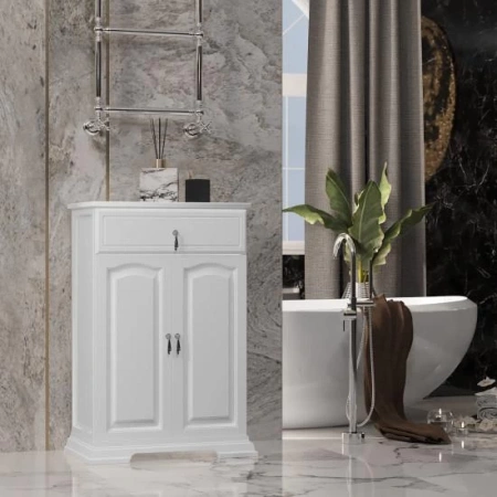 Фото комод напольный opadiris риспекто 61 см, белый матовый