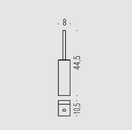 Фото ерш настенный colombo lulu b6207.gold, золото