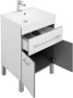 Фото комплект мебели aquanet верона 58 белый (напольный 1 ящик 2 дверцы)
