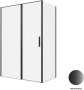 Фото душевой угол allen brau priority 3.31036.bba + 3.31042.bba 140*80*200 см, профиль черный браш