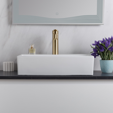 Фото раковина накладная belbagno bb1340 51*36 см, белая