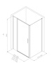 Фото душевой угол allen brau priority 100*100*200 см 3.31030.bba + 3.31048.bba, профиль черный браш