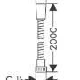 Фото душевой шланг hansgrohe metaflex 28264000 хром 200