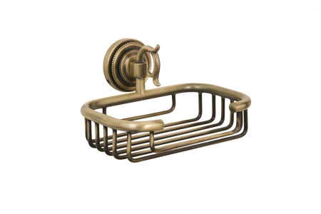 Фото настенный держатель для губки boheme medici 10619, бронза