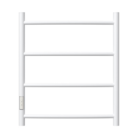 Фото полотенцесушитель электрический point афина pn04756w п4 500x600 диммер слева, белый