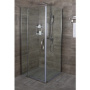 Фото душевой угол alex baitler ab 214-100 100*100*200 см, профиль хром/стекло прозрачное
