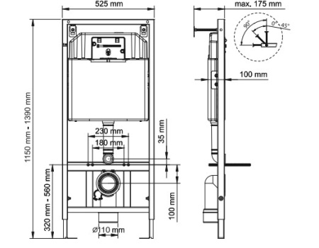 Фото инсталляция для унитаза berges wasserhaus novum s3 040243 3 в 1