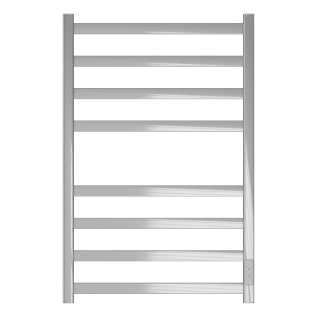 Фото полотенцесушитель электрический point меркурий pn83858 п8 500x800, диммер справа, хром