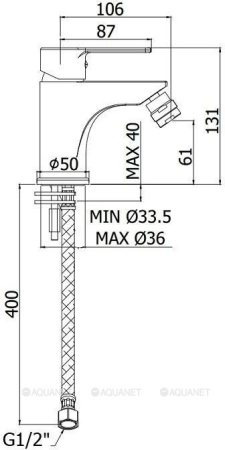 Фото смеситель для биде paffoni red red131cr, хром
