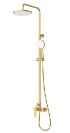 Фото душевая колонна cezares stylus-cd-boro, матовое золото