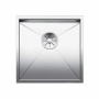 Фото мойка кухонная blanco zerox 400 if 521584 нержавеющая сталь, зеркальная полировка