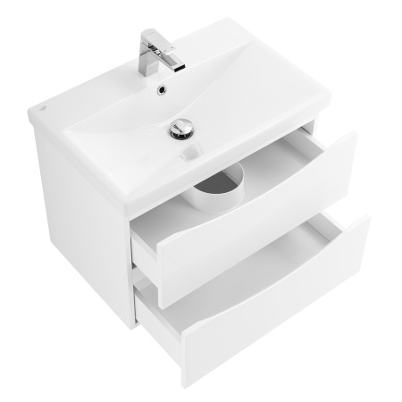 Фото тумба подвесная belbagno marino-cer 70 см, bianco lucido 