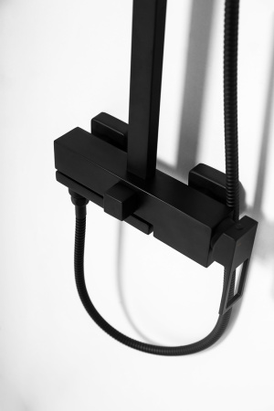 Фото душевая колонна belbagno luceluc-vscm-nero, черный матовый