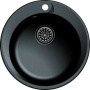 Фото мойка кухонная ewigstein rund 50х50 черный