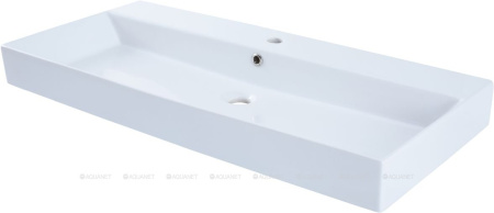 Фото раковина для тумбы sanovit slim synergy 100 17100, белая Фото раковина для тумбы sanovit slim synergy 100 17100, белая