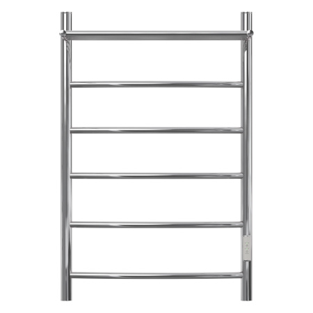 Фото полотенцесушитель электрический point афина pn04858p п5 500x800 с полкой, диммер справа, хром