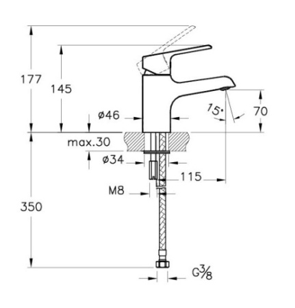 Фото набор смесителей vitra axe s, хром