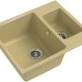 Фото мойка кухонная ewigstein gerd 60х50 бежевый