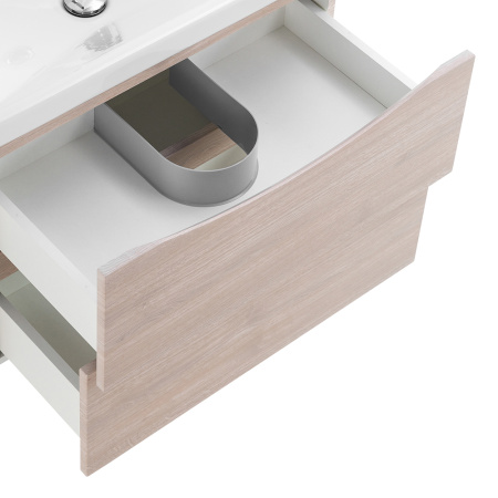 Фото тумба подвесная belbagno marino-cer 70 см, rovere grigio 