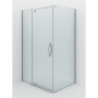 Фото душевой угол alex baitler ab 214-120 120*90*200 см, профиль хром/стекло прозрачное