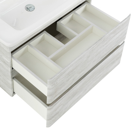 Фото тумба подвесная  belbagno albano-cer 80 rovere vintage bianco 